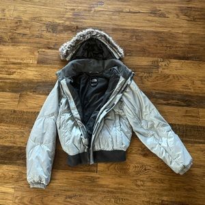 the north face down artic bomber jacket